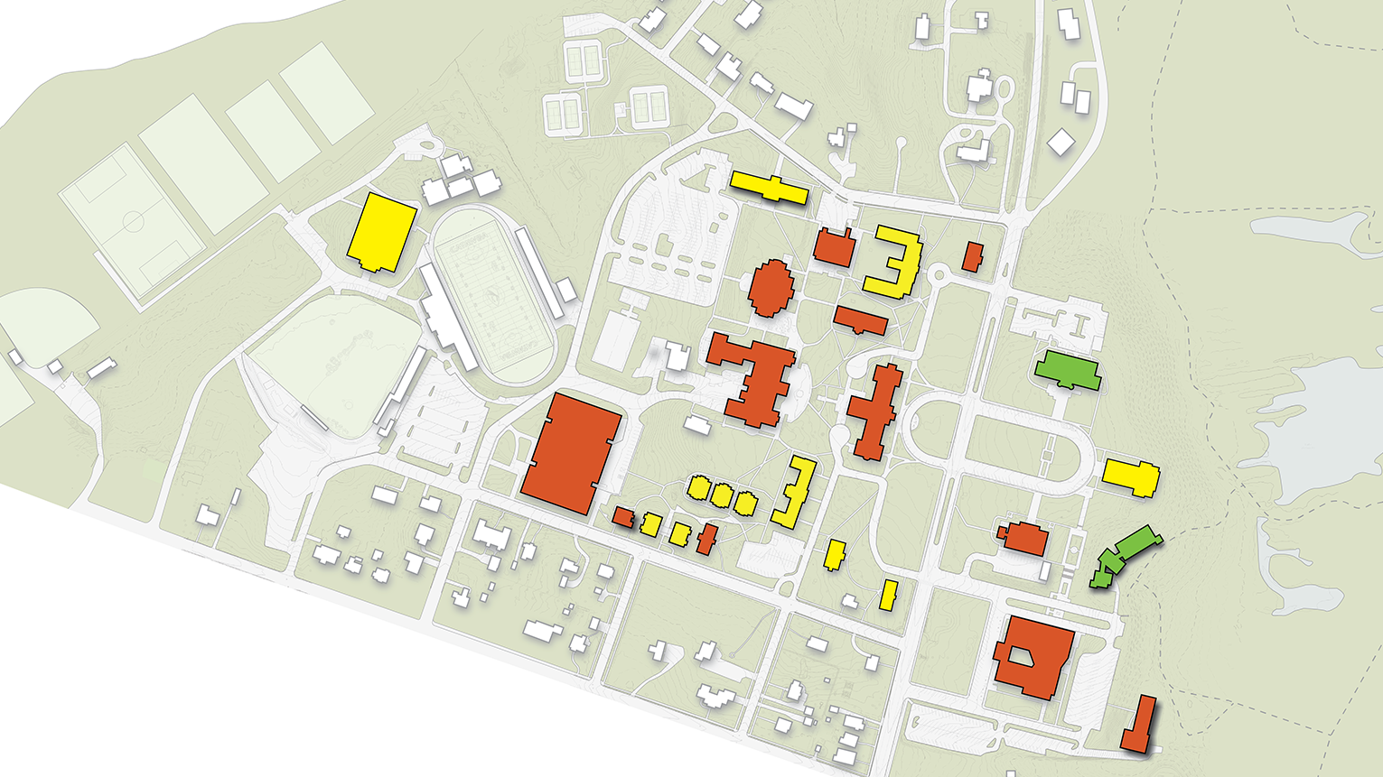 A map of energy users on campus