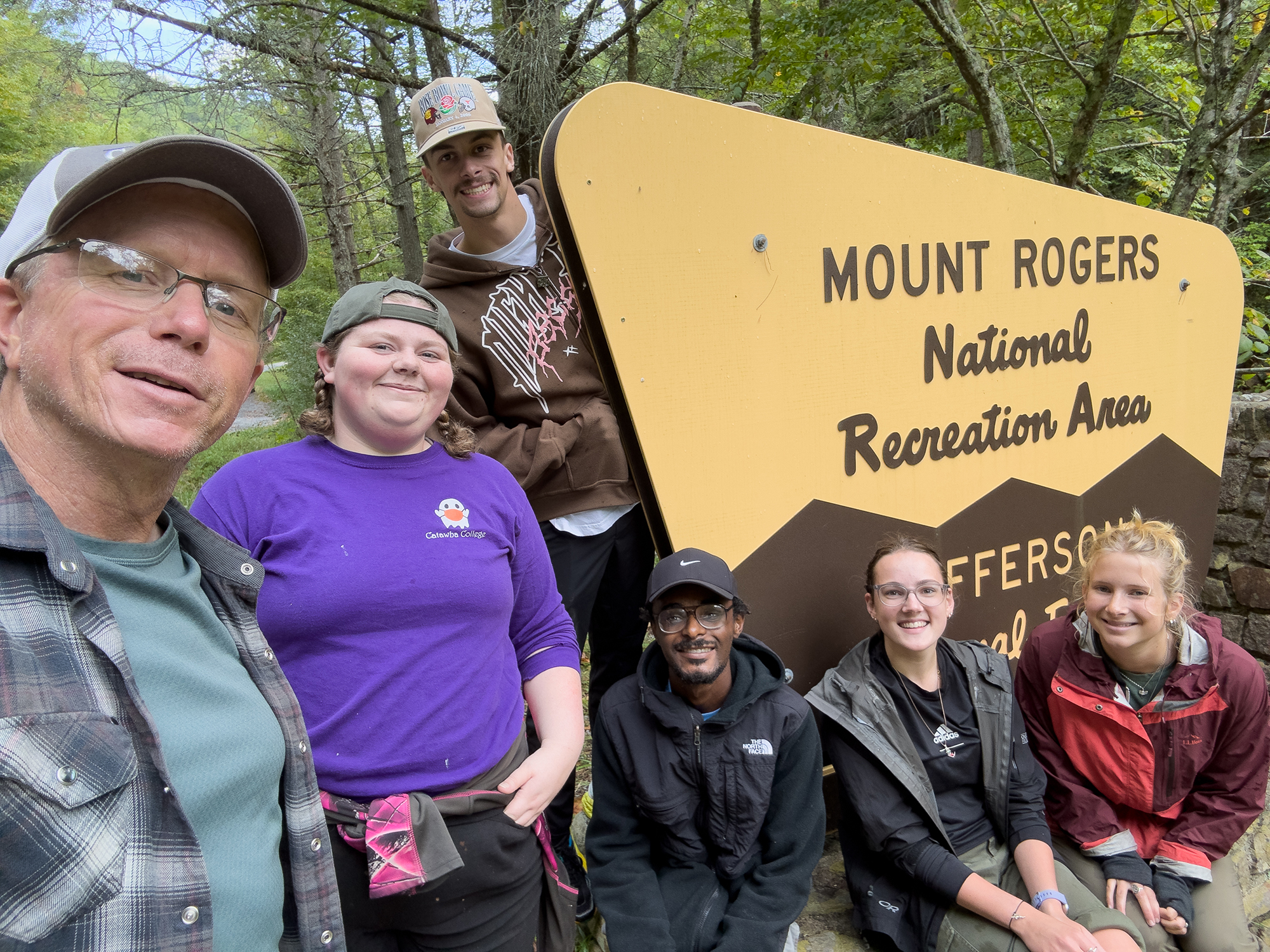 Catawba Vertebrate Ecology Students and Faculty