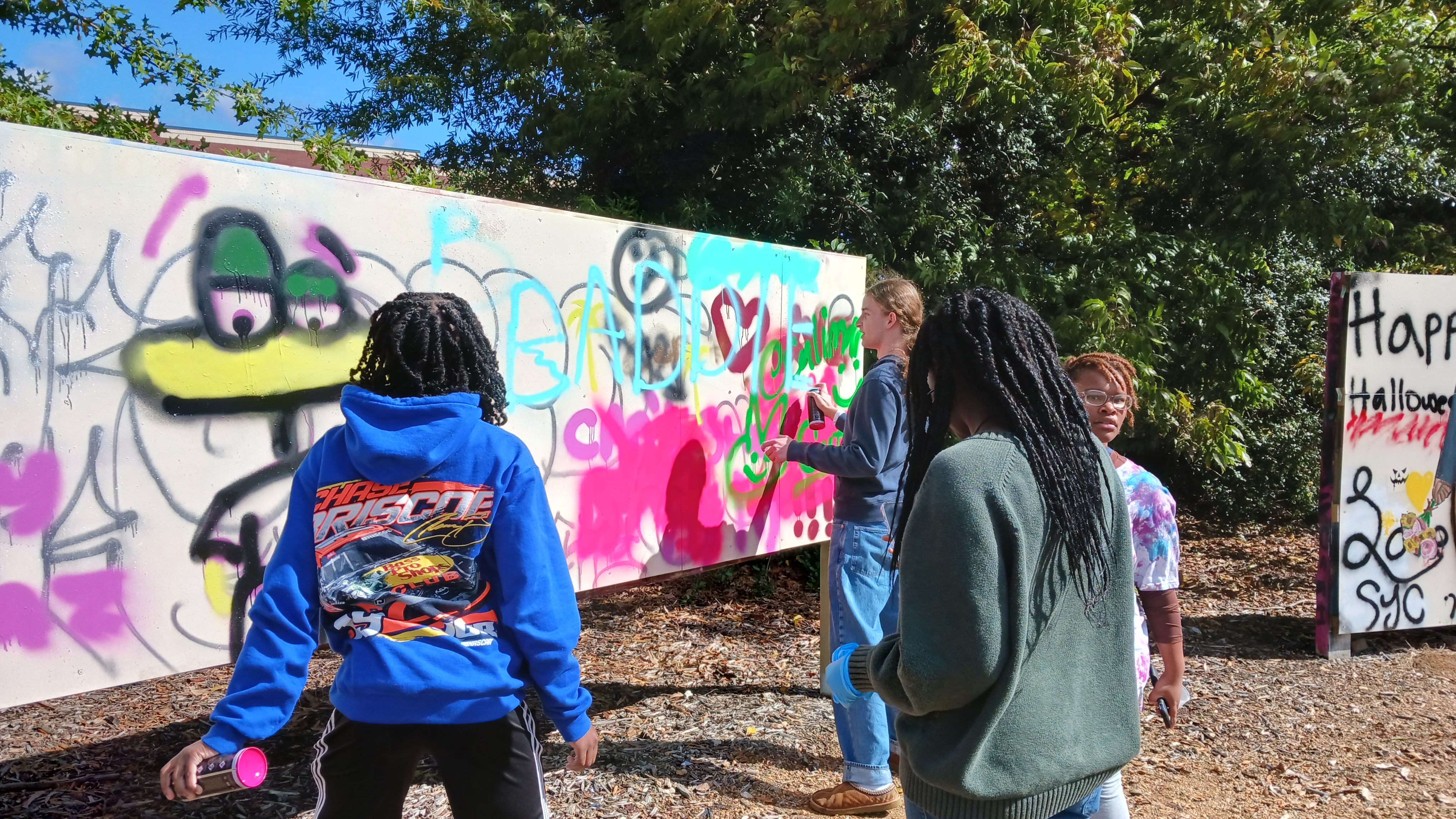 Catawba College Students Graffiti Park