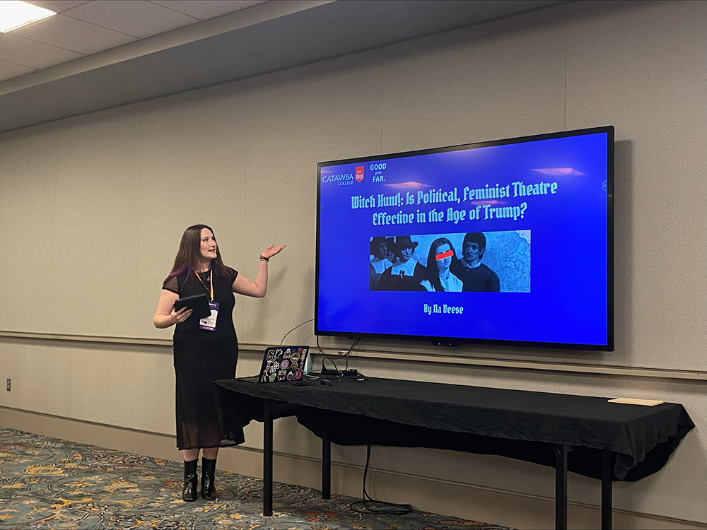 Honors Conference Trip - Ila Deese presenting