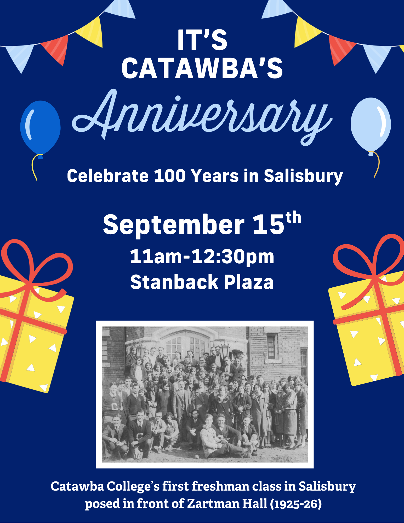 Catawba's 100th Anniversary