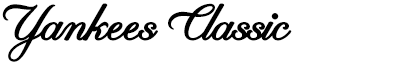 Yankees Classic Font