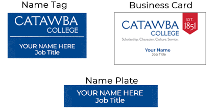 Business Cards, Name Tags, and Name Plates