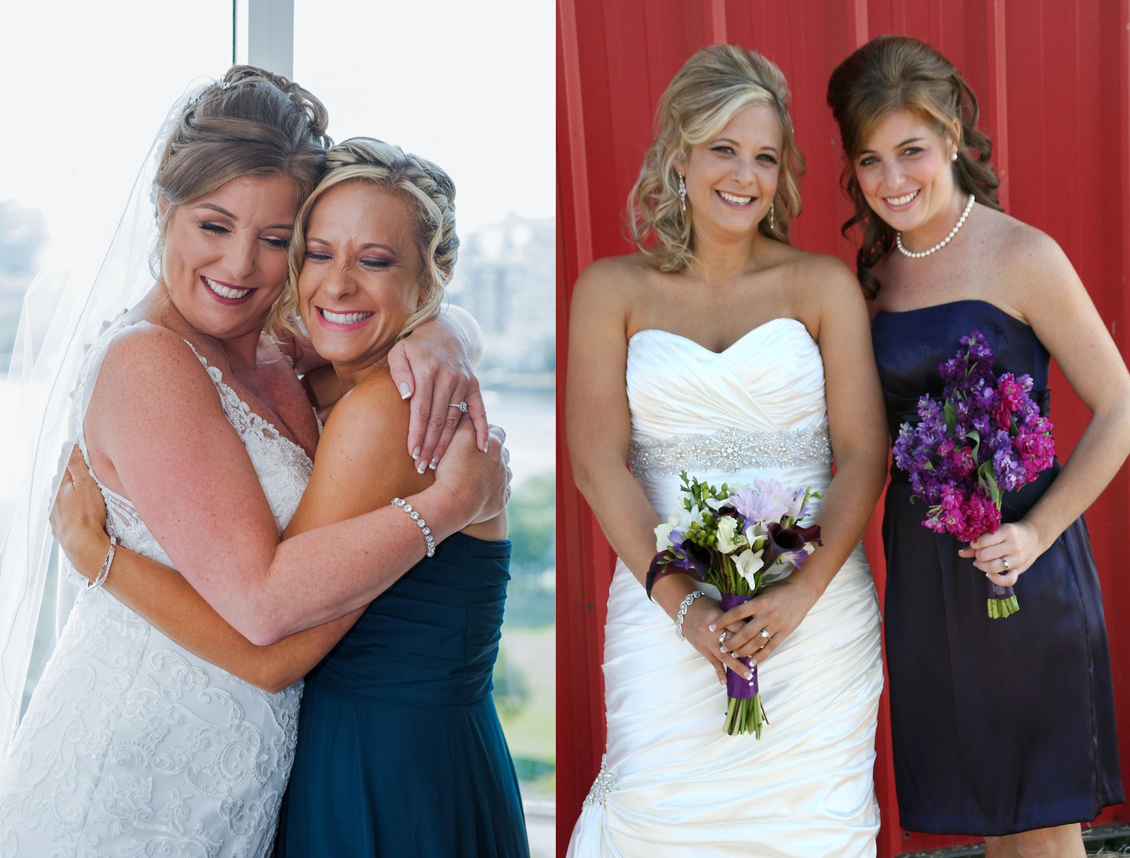 Catawba College Roommates at each other weddings
