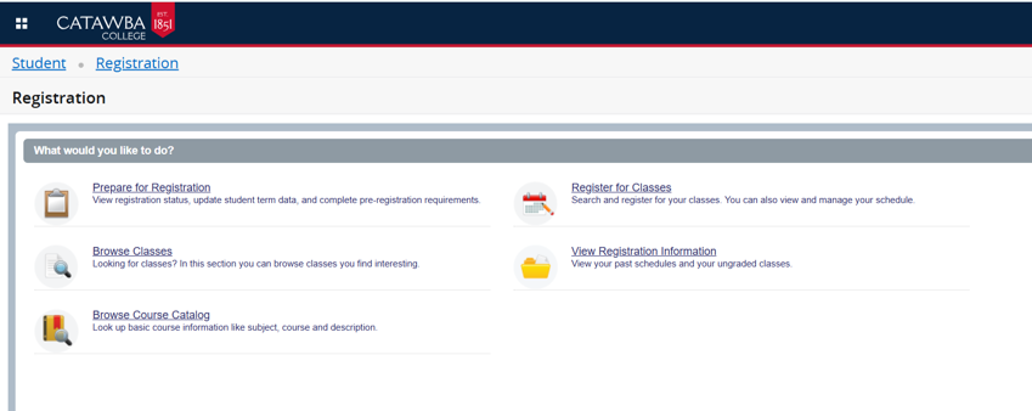 Register for Courses