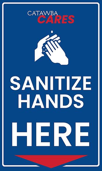 Sanitize Hands Here