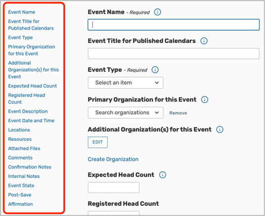 Event Navigation