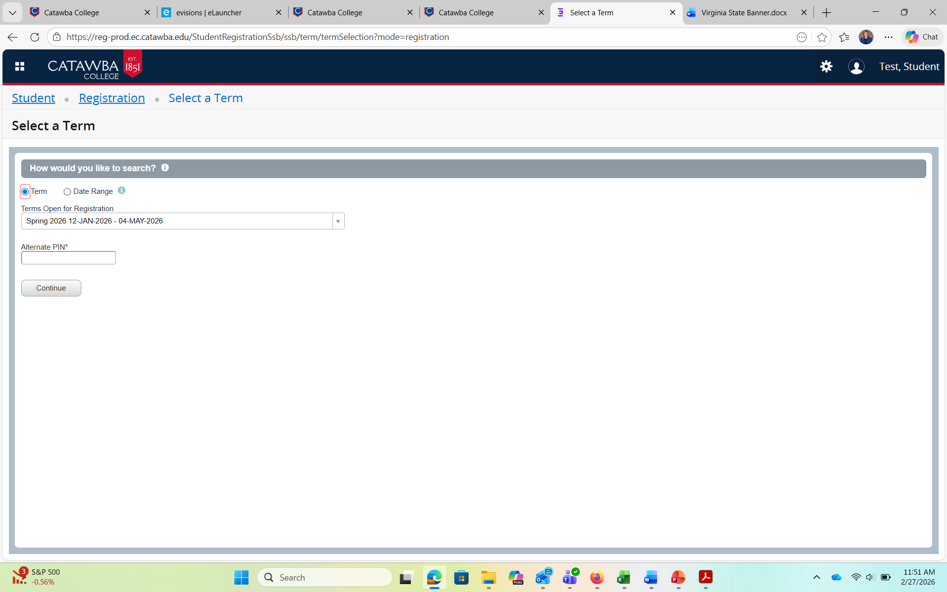 Registration Walkthrough Step 6