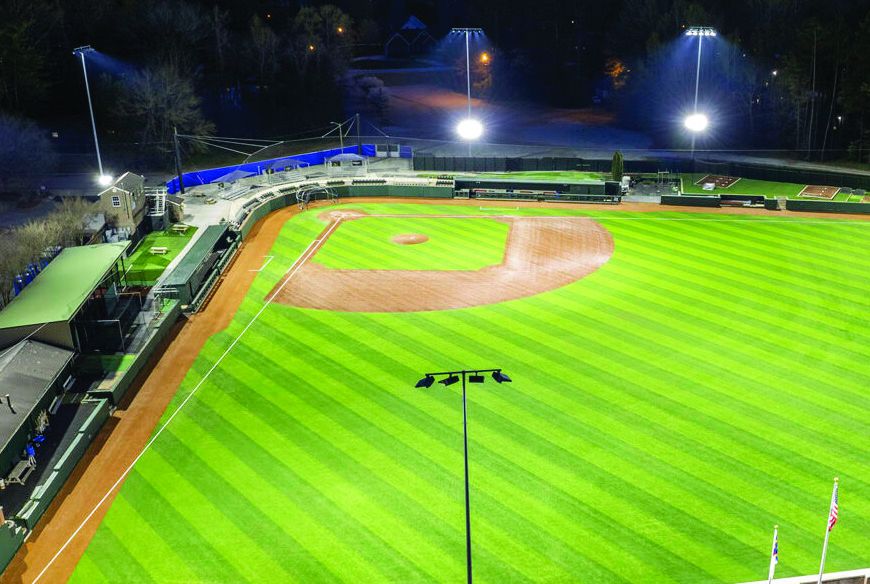 Installed synthetic turf and lighting upgrades.