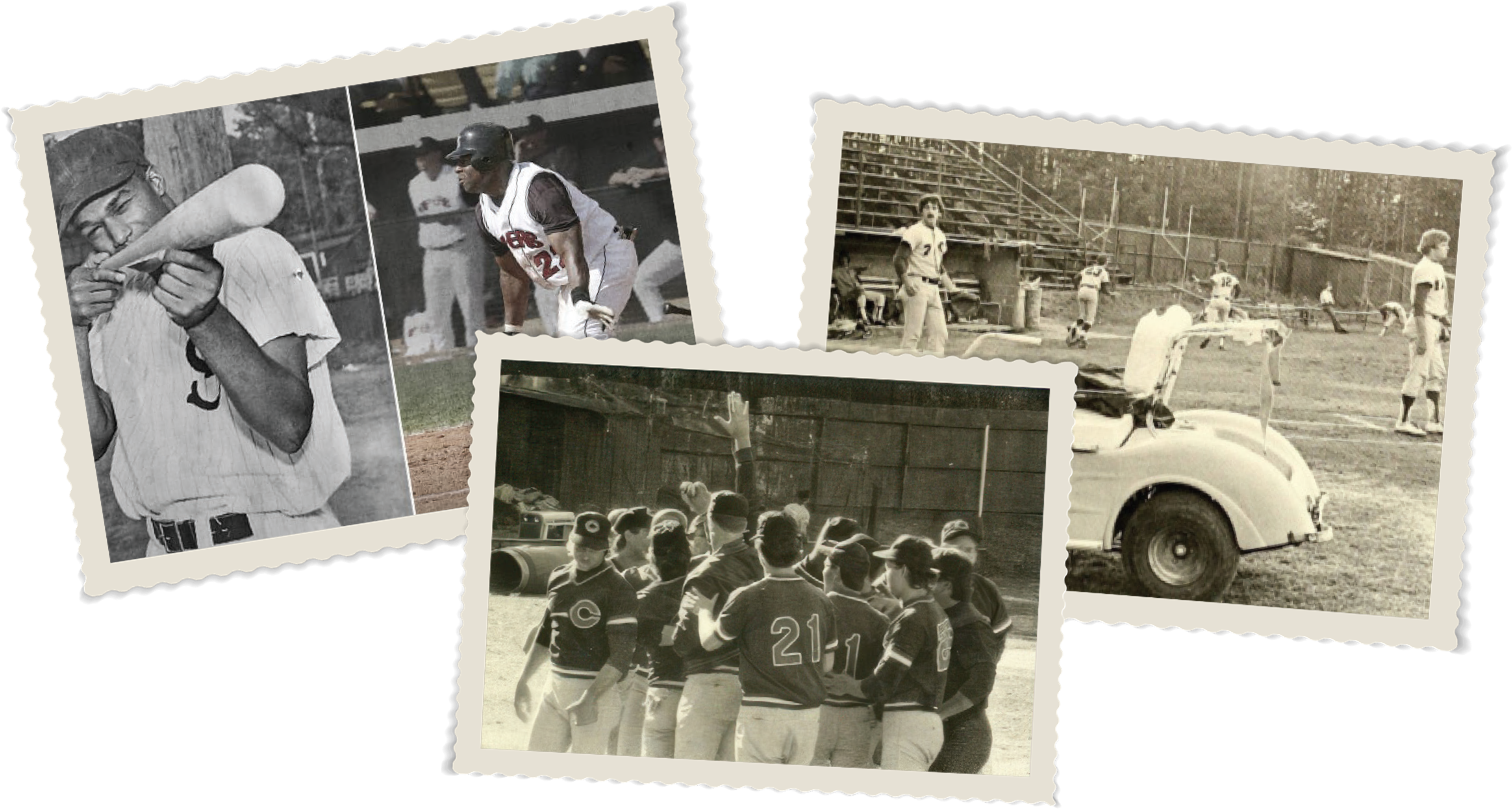 Catawba baseball photos from 1961, 1976 and 1986 
